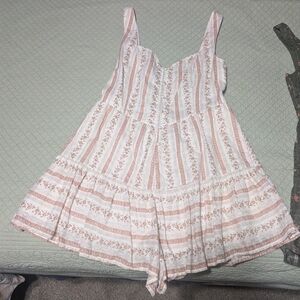 AE Cream And Pink Romper
